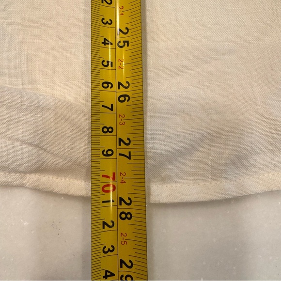 Liz Claiborne Women’s LINEN Shirt Sleeveless Collar Button Front Liz-sport Sz L - Picture 4 of 7